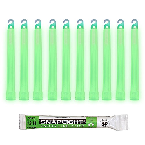 Cyalume SnapLight Grün KnickLichter Glow Sticks – 15cm 6 Inch Industrial Grade Leuchtstab, Ultra helle Light Sticks mit Leuchtdauer 12 Stunden (100-er Pack) von Cyalume