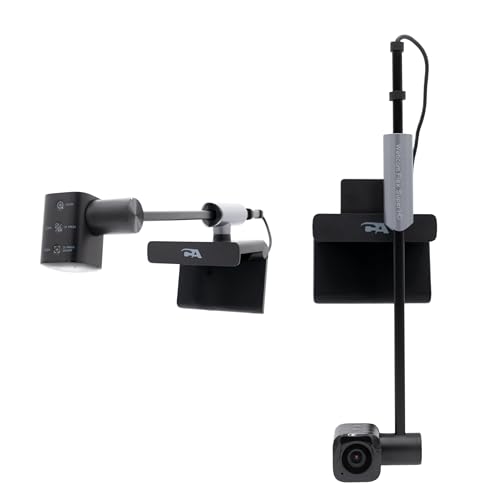 CA Essential Webcam Flex (WC-Flex) – Multifunktions-HD-Webcam mit drei Montagepositionen, Mittelansicht für besseren Augenkontakt, Tischansicht für Desktop-Sharing und traditionelle Ansicht auf einem von Cyber Acoustics