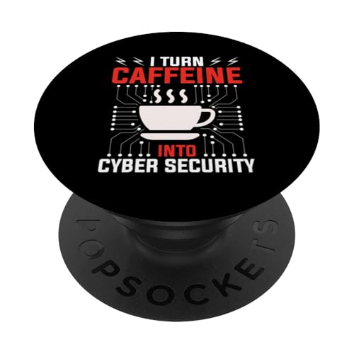 Cybersecurity Professioneller Programmierer Koffein-Hacker PopSockets Klebender PopGrip Cybersecurity Professioneller Programmierer Koffein-Hacker PopSockets Klebender PopGrip von Cyber Security Graphic For Hacker & IT Technician
