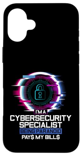 Hacker-IT-Techniker für paranoide Cybersicherheit Hülle für iPhone 16 Plus Hacker-IT-Techniker für paranoide Cybersicherheit Hülle für iPhone 16 Plus von Cyber Security Graphic For Hacker & IT Technician