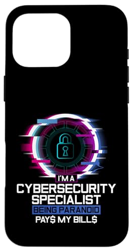 Hacker-IT-Techniker für paranoide Cybersicherheit Hülle für iPhone 16 Pro Max Hacker-IT-Techniker für paranoide Cybersicherheit Hülle für iPhone 16 Pro Max von Cyber Security Graphic For Hacker & IT Technician