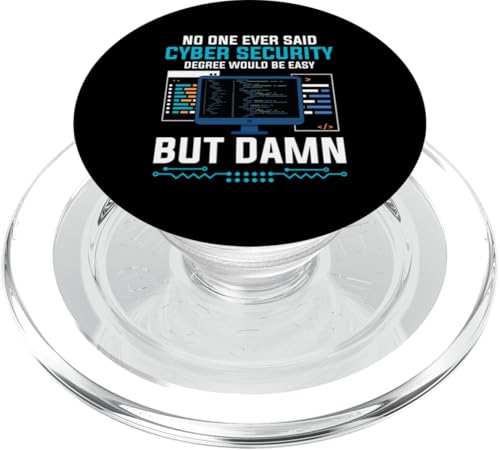 Hacker-Programmierer-Abschluss IT-Tech-Spezialist für Cybersicherheit PopSockets PopGrip für MagSafe Hacker-Programmierer-Abschluss IT-Tech-Spezialist für Cybersicherheit PopSockets PopGrip für MagSafe von Cyber Security Graphic For Hacker & IT Technician