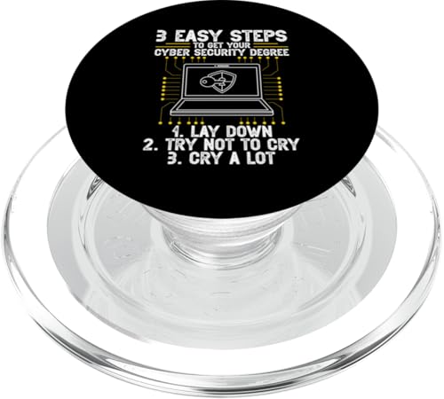 Hacking IT-Techniker Easy Steps Cyber Security Hacker PopSockets PopGrip für MagSafe Hacking IT-Techniker Easy Steps Cyber Security Hacker PopSockets PopGrip für MagSafe von Cyber Security Graphic For Hacker & IT Technician