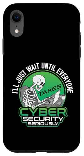 IT-Techniker ernsthaft hacken Programmierer Cybersicherheitshacker Hülle für iPhone XR von Cyber Security Graphic For Hacker & IT Technician