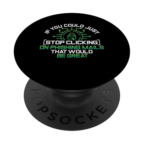 Programmier-IT-Techniker klickt auf Hacking Cybersicherheit PopSockets Klebender PopGrip Programmier-IT-Techniker klickt auf Hacking Cybersicherheit PopSockets Klebender PopGrip von Cyber Security Graphic For Hacker & IT Technician