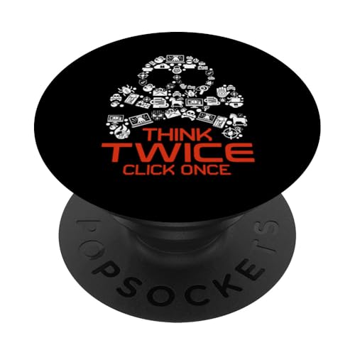 Programmieren: IT-Techniker denken zweimal nach: Cybersicherheit hacken PopSockets Klebender PopGrip Programmieren: IT-Techniker denken zweimal nach: Cybersicherheit hacken PopSockets Klebender PopGrip von Cyber Security Graphic For Hacker & IT Technician