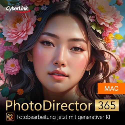 CyberLink PhotoDirector 365 - 12 Monate - MAC | Mac Aktivierungscode per Email von CyberLink