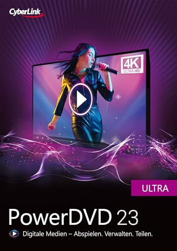 CyberLink PowerDVD 23 | Ultra | PC Aktivierungscode per Email von CyberLink