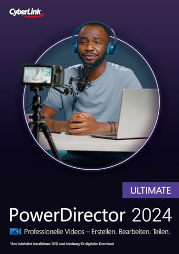 CyberLink PowerDirector 2024 Ultimate | PC Aktivierungscode per Email CyberLink PowerDirector 2024 Ultimate | PC Aktivierungscode per Email von CyberLink