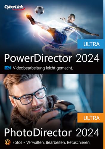 CyberLink PowerDirector 2024 Ultra & PhotoDirector 2024 Ultra Duo | PC Aktivierungscode per Email von CyberLink