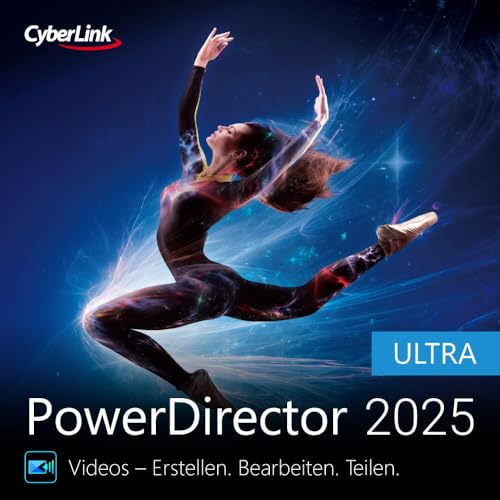 CyberLink PowerDirector 2025 Ultra | PC Aktivierungscode per Email von CyberLink