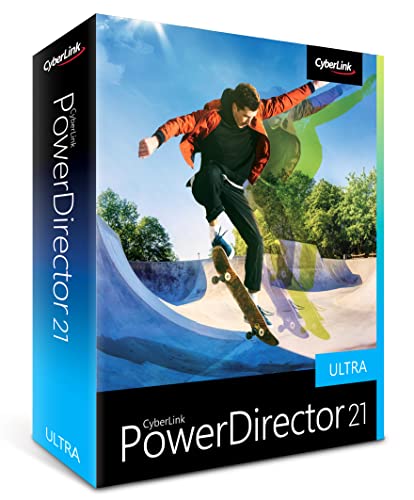 CyberLink PowerDirector 21 Ultra - Easy Video Editing | Easy-to-Use Video Editing Software with Thousands of Effects | Slideshow Maker | Screen Recorder | Greenscreen Editor | Windows 10/11 [Box] von CyberLink