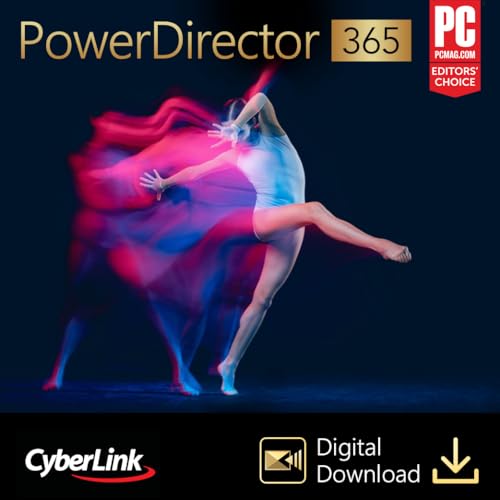 CyberLink PowerDirector 365 - 12 Monate - WINDOWS | PC Aktivierungscode per Email von CyberLink