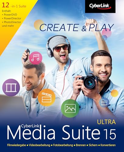 CyberLinl Media Suite 15 Ultra [Download] von CyberLink