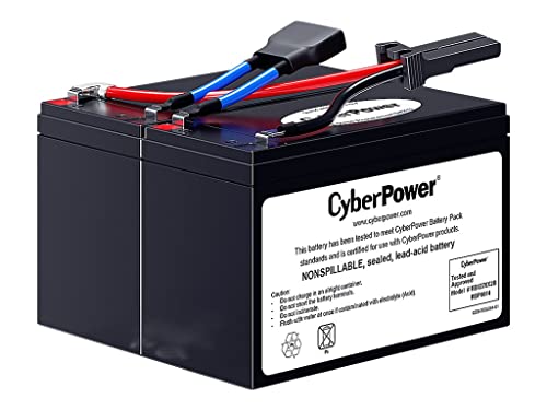 CyberPower RBP0014 USV-Batterie Plombierte Bleisäure (VRLA) 24 V Ersatzbatterie-Pack von CyberPower Systems