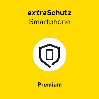 extraSchutz Smartphone Premium 12 Monate (bis 100 Euro, inkl. Diebstahlschutz) von Cyberport
