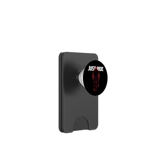 Just Ride Cycling Bicycle Rider Road Bike Racer Cyclist PopSockets PopWallet für MagSafe von CycleTees Brand