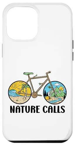 Nature Calls MTB Mountain Bike Gravel Bicycle Riding Cycling Hülle für iPhone 12 Pro Max von CycleTees Brand