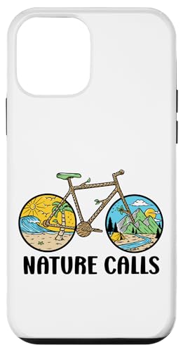 Nature Calls MTB Mountain Bike Gravel Bicycle Riding Cycling Hülle für iPhone 12 mini von CycleTees Brand