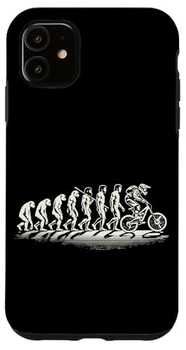 Evolution Fahrrad Mountainbike Radsport Hülle für iPhone 11 Evolution Fahrrad Mountainbike Radsport Hülle für iPhone 11 von Cyclist racing mountain bike streetwear Bicycle