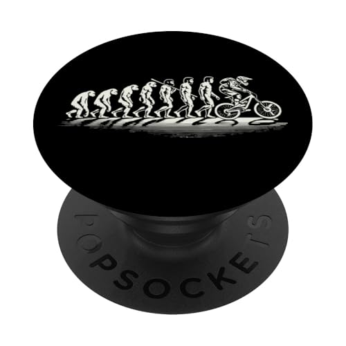 Evolution Fahrrad Mountainbike Radsport PopSockets Klebender PopGrip Evolution Fahrrad Mountainbike Radsport PopSockets Klebender PopGrip von Cyclist racing mountain bike streetwear Bicycle