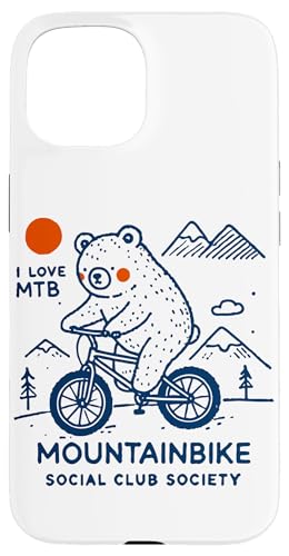 Fahrrad MTB Mountainbike Social Club Society Hülle für iPhone 15 Fahrrad MTB Mountainbike Social Club Society Hülle für iPhone 15 von Cyclist racing mountain bike streetwear Bicycle