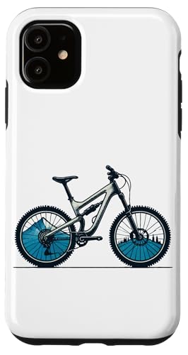 Fahrrad Mountainbike Abenteuer Landschaft Kunst Hülle für iPhone 11 Fahrrad Mountainbike Abenteuer Landschaft Kunst Hülle für iPhone 11 von Cyclist racing mountain bike streetwear Bicycle