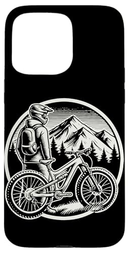 Fahrrad Mountainbike Abenteuer Retro Natur Berge Hülle für iPhone 15 Pro Max Fahrrad Mountainbike Abenteuer Retro Natur Berge Hülle für iPhone 15 Pro Max von Cyclist racing mountain bike streetwear Bicycle