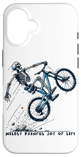 Fahrrad Mountainbike Wildly Painful Joy Of Life Skelett Hülle für iPhone 16 Fahrrad Mountainbike Wildly Painful Joy Of Life Skelett Hülle für iPhone 16 von Cyclist racing mountain bike streetwear Bicycle
