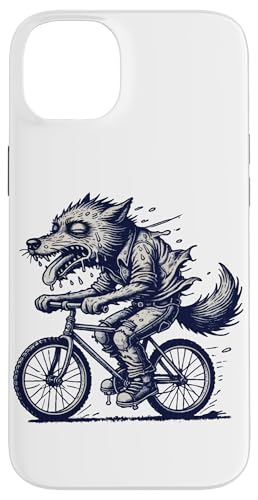 Fahrrad Wolf Fahrradliebhaber Mountainbike Hülle für iPhone 14 Plus Fahrrad Wolf Fahrradliebhaber Mountainbike Hülle für iPhone 14 Plus von Cyclist racing mountain bike streetwear Bicycle