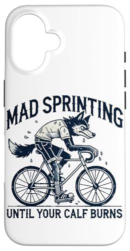 Vintage Radsport Mad Sprinting Until Your Calf Burns Fahrrad Hülle für iPhone 16 Vintage Radsport Mad Sprinting Until Your Calf Burns Fahrrad Hülle für iPhone 16 von Cyclist racing mountain bike streetwear Bicycle