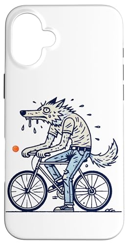 lustiger Fahrrad Wolf Mountainbike Radsport Hülle für iPhone 16 Plus lustiger Fahrrad Wolf Mountainbike Radsport Hülle für iPhone 16 Plus von Cyclist racing mountain bike streetwear Bicycle