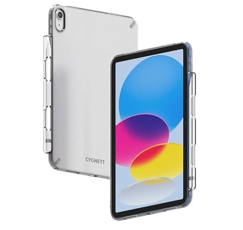 Cygnett AEROSHIELD Apple iPad 10.9 2022 Anti-Bordi Schutzhülle mit Bordi Rialzati, transparent, Marke von Cygnett