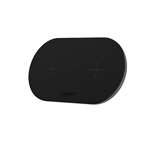 Cygnett Dual Wireless Charger 20W (schwarz) von Cygnett