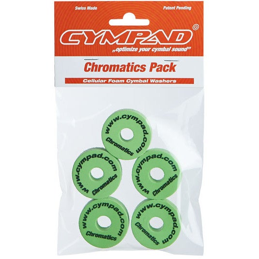 Cympad CS15/5-G Chromatics Green cymbal felts (5-pack) von Cympad
