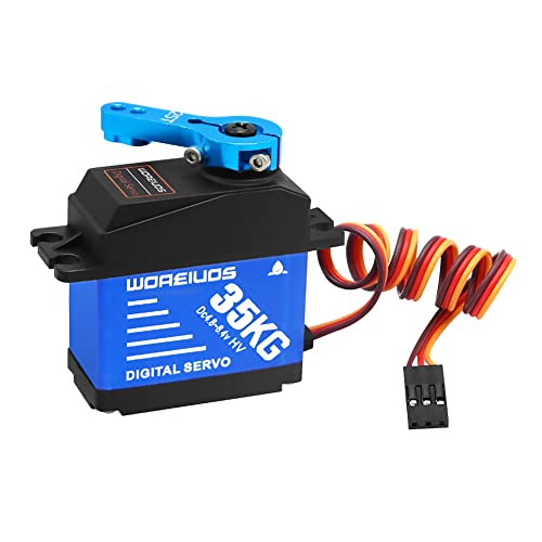 35 kg Digital-Servo High Speed IP66 Wasserdicht Lenkgetriebe Servo mit Arm Kits Ersatzteile for 1/10 1/8 RC Auto Roboter Boot 35 kg Digital-Servo High Speed IP66 Wasserdicht Lenkgetriebe Servo mit Arm Kits Ersatzteile for 1/10 1/8 RC Auto Roboter Boot von Cymwer