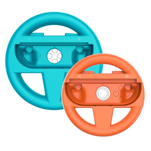 Cymwer 2PCs Lenkräder, Gaming Racing Lenkrad, Controller-Griffhalter for Switch 2 Joy-Con-Controller von Cymwer