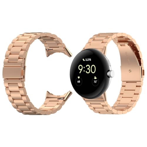 Cymwer Metall-Edelstahl-Armband for Google Pixel Watch 3 41mm 45mm Metall-Armband Business-Armband Verstellbares Band Ersetztes Zubehör von Cymwer