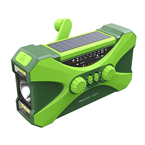Cymwer Tragbares Notfallradio, 10000mah Dual -Lautsprecher Praktische Hand Crank Radio AM/FM/NOAA mit Telefonladegerät SOS Alarm for Outdoors Cymwer Tragbares Notfallradio, 10000mah Dual -Lautsprecher Praktische Hand Crank Radio AM/FM/NOAA mit Telefonladegerät SOS Alarm for Outdoors von Cymwer