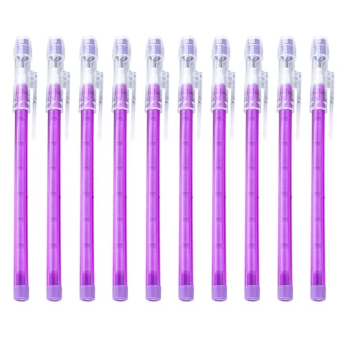 Cyni 10-teiliges stapelbares Bleistift-Set, durchscheinend, mehrere Spitzen, lustige Bleistifte mit Radiergummis, Stapelspitze, Bleistift-Set Cyni 10-teiliges stapelbares Bleistift-Set, durchscheinend, mehrere Spitzen, lustige Bleistifte mit Radiergummis, Stapelspitze, Bleistift-Set von Cyni