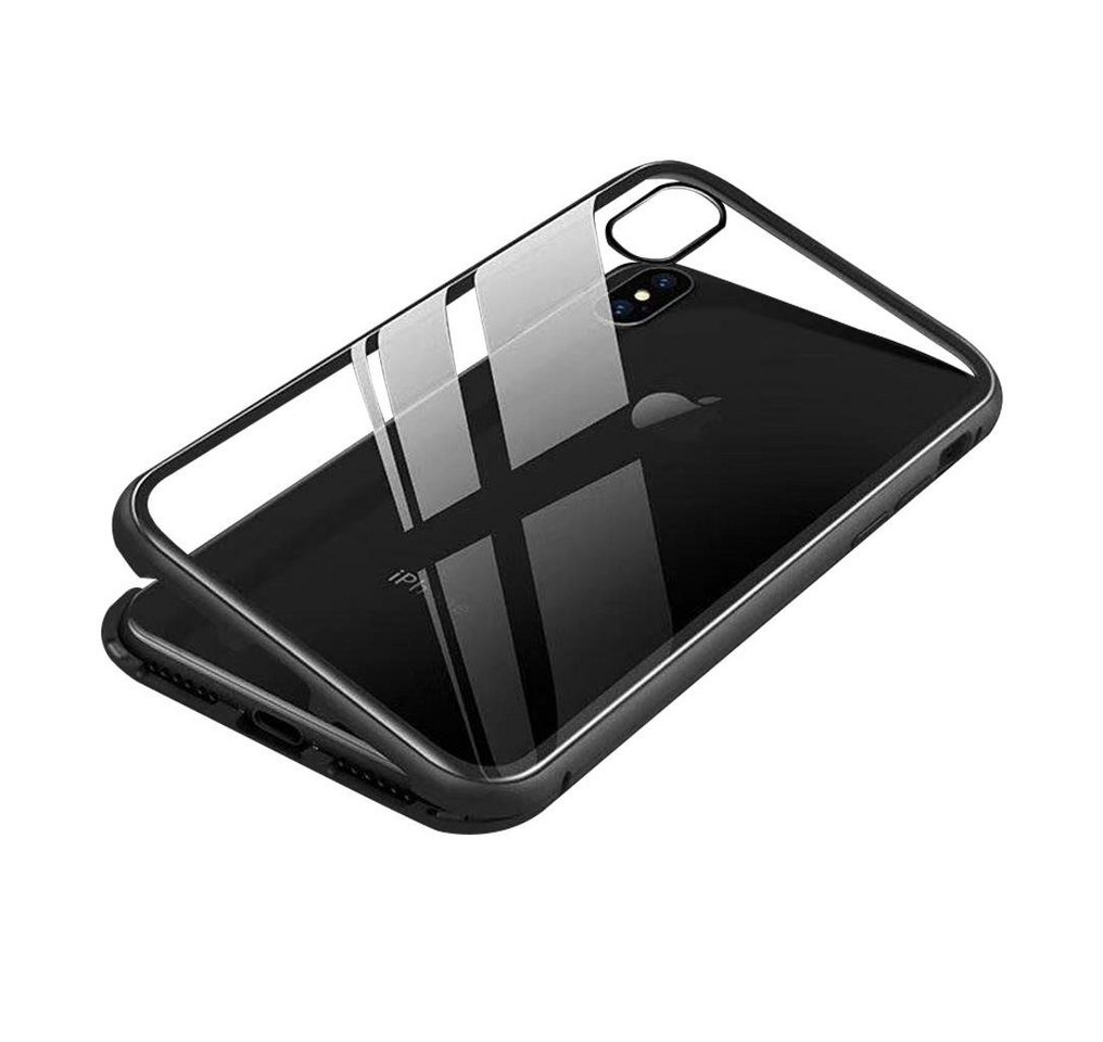 Cyoo Handyhülle Cyoo Magnet Hülle für Apple iPhone X - Schwarz von Cyoo