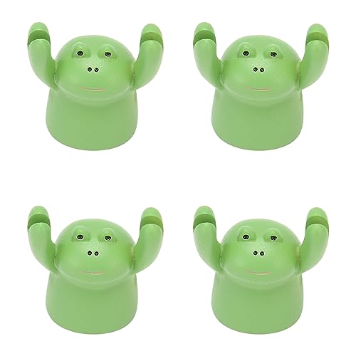 8 Stück Tischkartenhalter Mit Cartoon-Tieren, Kunstharz-Tischkartenhalter, Foto-Clip, Fotohalter, Notizen, Nachrichten, Halter, Desktop-Memo-Clips, Halter(Frosch) von Cyrank