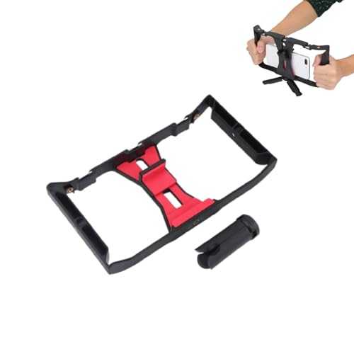 Smartphone-Video-Rig, Telefonhalter Für Videoaufnahmen, Handy-Videohalter Für Filmaufnahmen, Kamerastabilisator Für Videoaufnahmen Smartphone-Video-Rig, Telefonhalter Für Videoaufnahmen, Handy-Videohalter Für Filmaufnahmen, Kamerastabilisator Für Videoaufnahmen von Cyrank