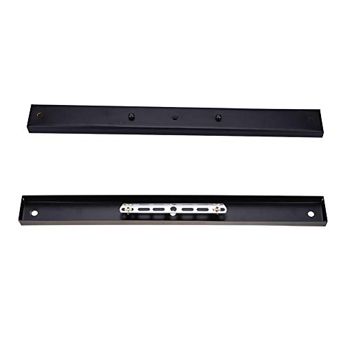 Deckenleuchte Plattenhalter, rechteckiger Lampenhalter Deckenplatte Beleuchtungskörper Basis DIY Anhänger Baldachin Kit Lampenzubehör(Schwarz) von Cyrank