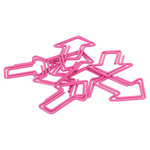 Pfeil-Büroklammern, 100 Stück Rosa Pfeil-Design Büroklammern Lesezeichen Niedliche Büroklammern Kleine Büroklammern Für Das Organisieren von Papierordnern Im Büro Und in Der Schule Pfeil-Büroklammern, 100 Stück Rosa Pfeil-Design Büroklammern Lesezeichen Niedliche Büroklammern Kleine Büroklammern Für Das Organisieren von Papierordnern Im Büro Und in Der Schule von Cyrank