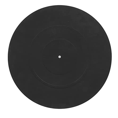 Plattenteller-Auflage, Antistatische Plattenteller-Matte Plattenspieler-Plattenteller-Matten-Gummi Lp-Spieler Verringern Schlag-Silikon-Rekordmatte Professionelle Platter-Slipmat Für Plattenspieler von Cyrank