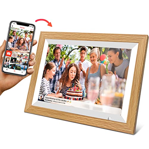 Cytem 10.1 Zoll Digitaler Bilderrahmen | WLAN mit FrameO Software | 32GB | Bewegungssensor | Automatische Bilddrehung |16:10 IPS Display 1280x800 | Touch-Screen | Mittelbraun Holzoptik Cytem 10.1 Zoll Digitaler Bilderrahmen | WLAN mit FrameO Software | 32GB | Bewegungssensor | Automatische Bilddrehung |16:10 IPS Display 1280x800 | Touch-Screen | Mittelbraun Holzoptik von Cytem