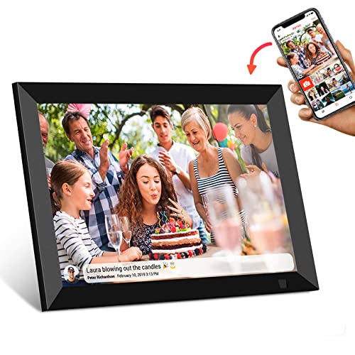 Cytem 10.1 Zoll Digitaler Bilderrahmen | WLAN mit FrameO Software | 32GB | Bewegungssensor | Automatische Bilddrehung |16:10 IPS Display 1280x800 | Touch-Screen | Schwarz von Cytem