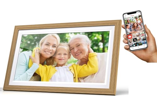 Cytem 15.6 Zoll Digitaler Bilderrahmen | WLAN mit FrameO Software | 64GB | Bewegungssensor | Automatische Bilddrehung |16:9 IPS Display 1920x1080 Full-HD | Touch-Screen | Mittelbraun Holzoptik Cytem 15.6 Zoll Digitaler Bilderrahmen | WLAN mit FrameO Software | 64GB | Bewegungssensor | Automatische Bilddrehung |16:9 IPS Display 1920x1080 Full-HD | Touch-Screen | Mittelbraun Holzoptik von Cytem
