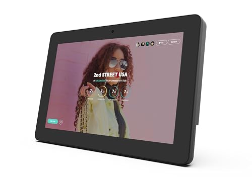 Cytem SMF-101-AIO-V5 Stationäres 10.1 Zoll (25,5cm) Tablet (OHNE AKKU) IPS-HD Touchscreen, QuadCore CPU, POE, Heimsteuerung, Automation, IP-Kamera-Monitor, Wandmontage geeignet (10.1 POE) von Cytem